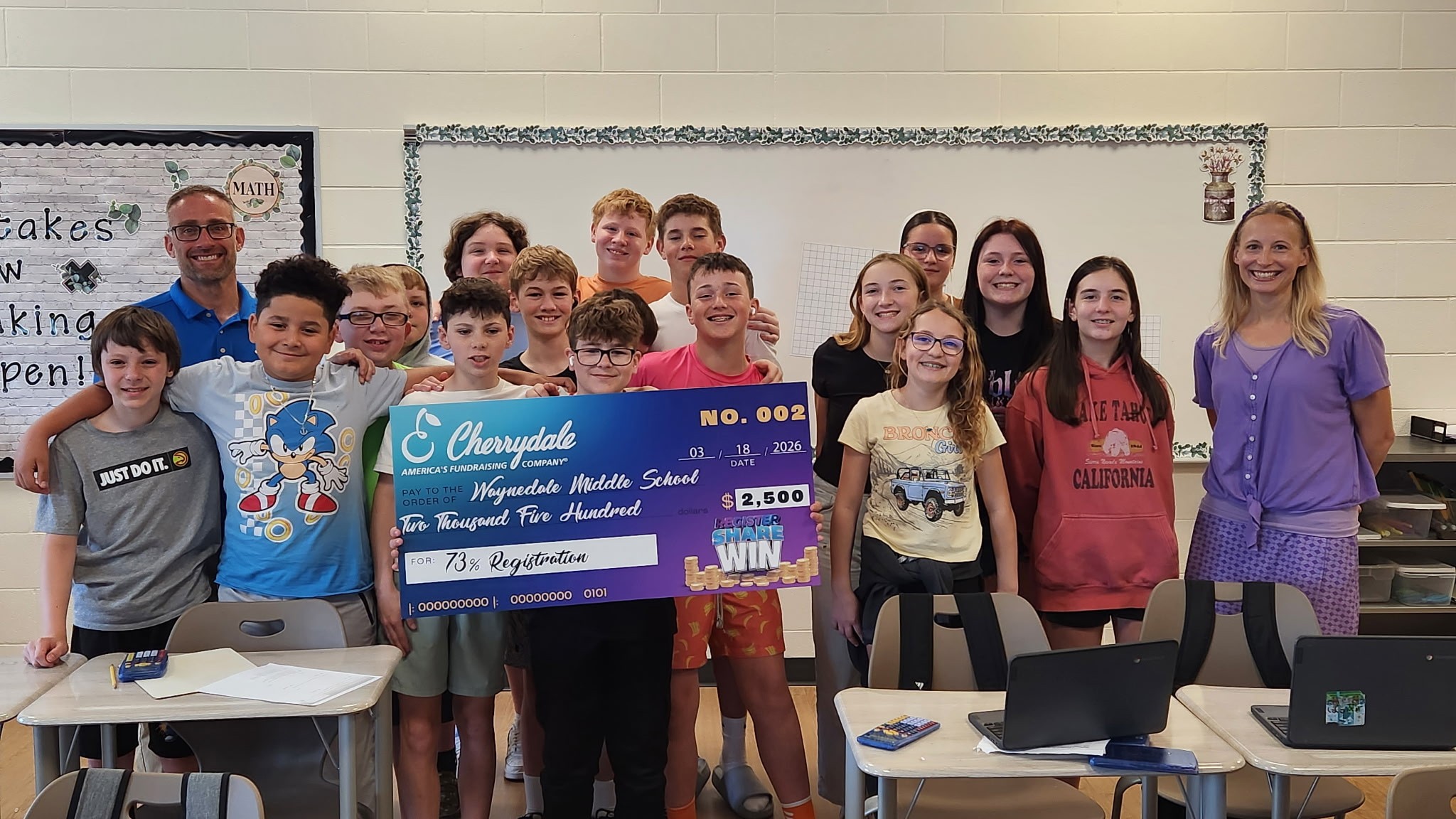 WMS Hard Work Pays Off